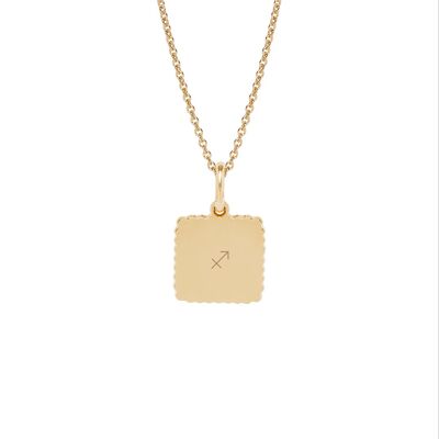 Necklace Alice Yellow gold plated - "Astro sign"-Sagittarius
