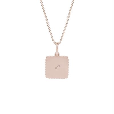 Necklace Alice Rose gold plated - "Astro sign"-Sagittarius