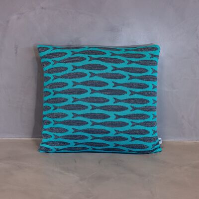 Cushion Sardinha Light Blue