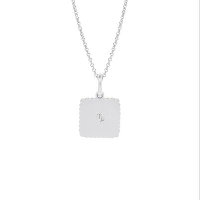 Silver Alice necklace - "Astro sign"-Capricorn