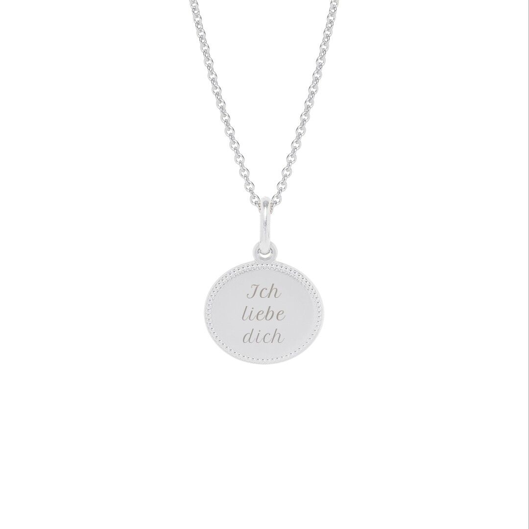 Collier Madeleine Argent - "Amour"-Ich liebe dich