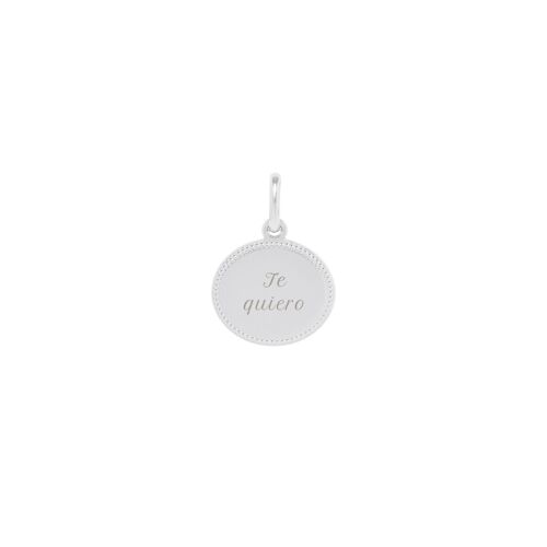 Médaille Madeleine Argent - "Amour"-Te quiero
