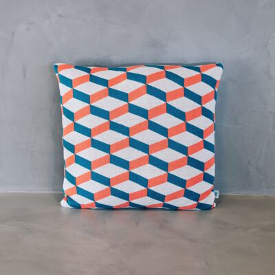 Cushion Azulejo Aveiro Coral