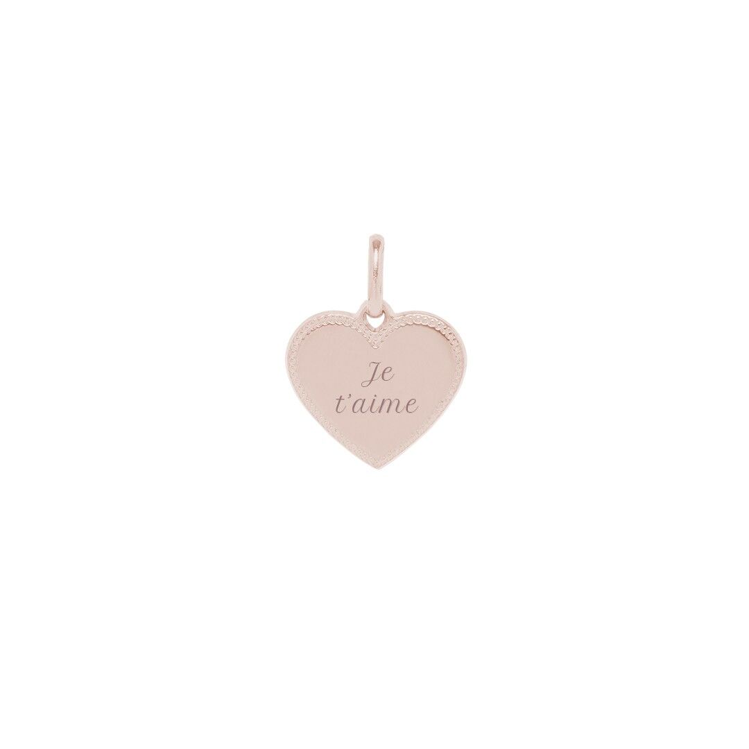 Medaglia Simone Placcato oro rosa - "Amore" - Ti amo