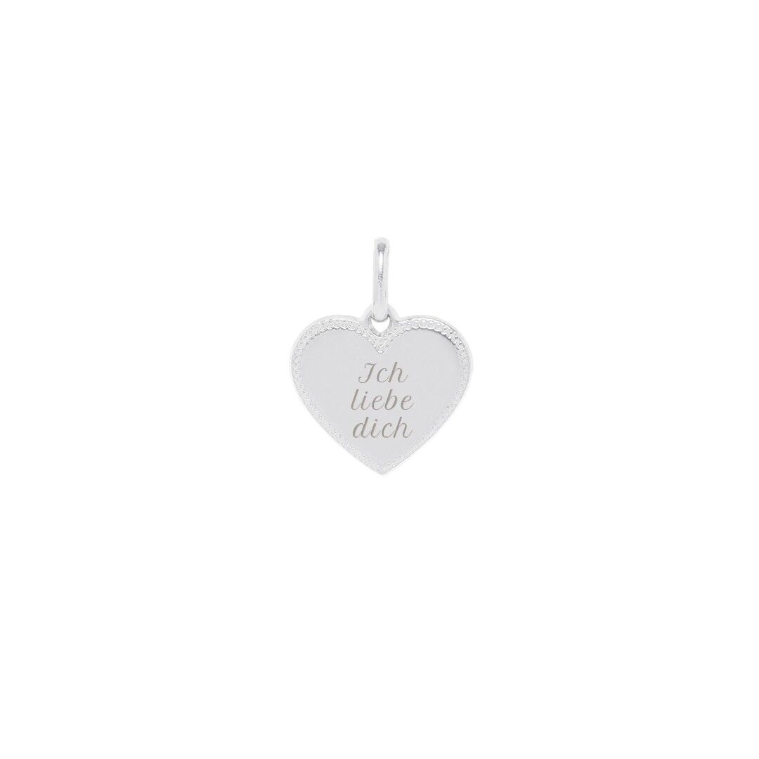 Médaille Simone Argent - "Amour"-Ich liebe dich