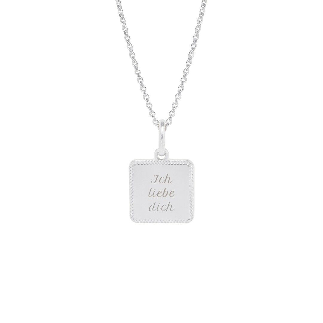 Collana in argento Alice - "Love"-Ich liebe dich