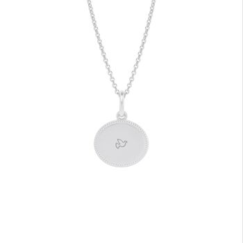 Collier Madeleine Argent - "Symbole"-Colombe