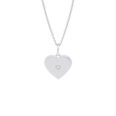 Simone Silver Necklace - "Symbol"-Heart