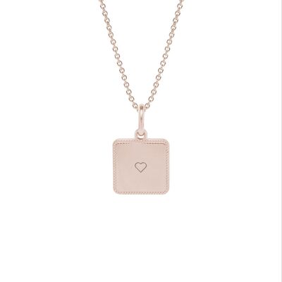 Necklace Alice Rose gold plated - "Symbol"-Heart
