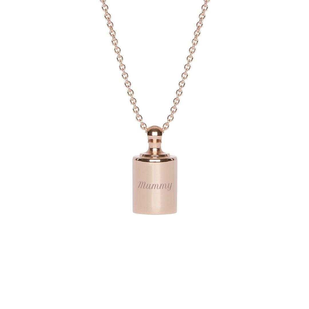 Collana Mon Petit Poids Placcato oro rosa - "Maman"-Mummy