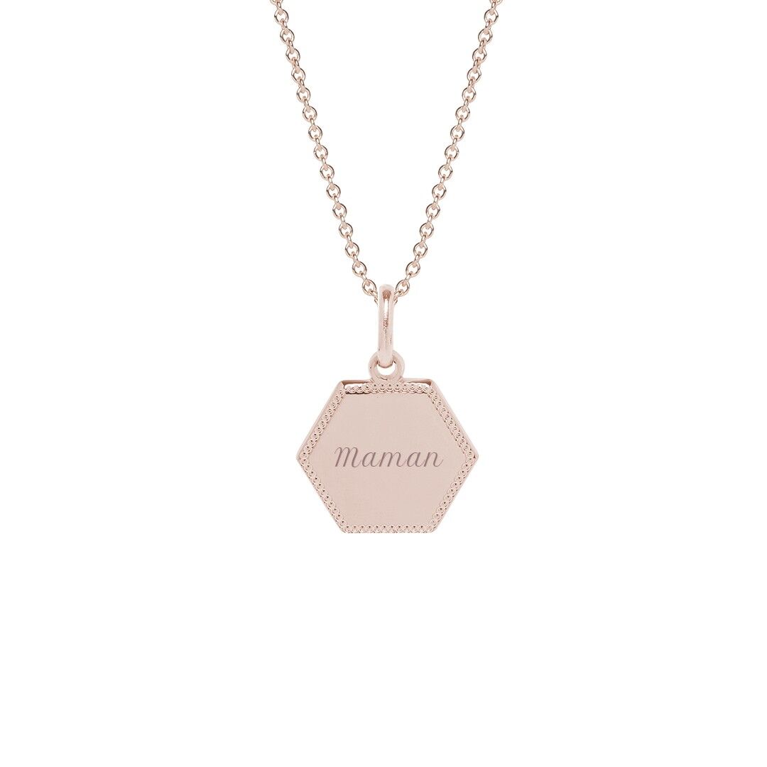 Collana Henriette Placcato oro rosa - "Mamma"-Mamma