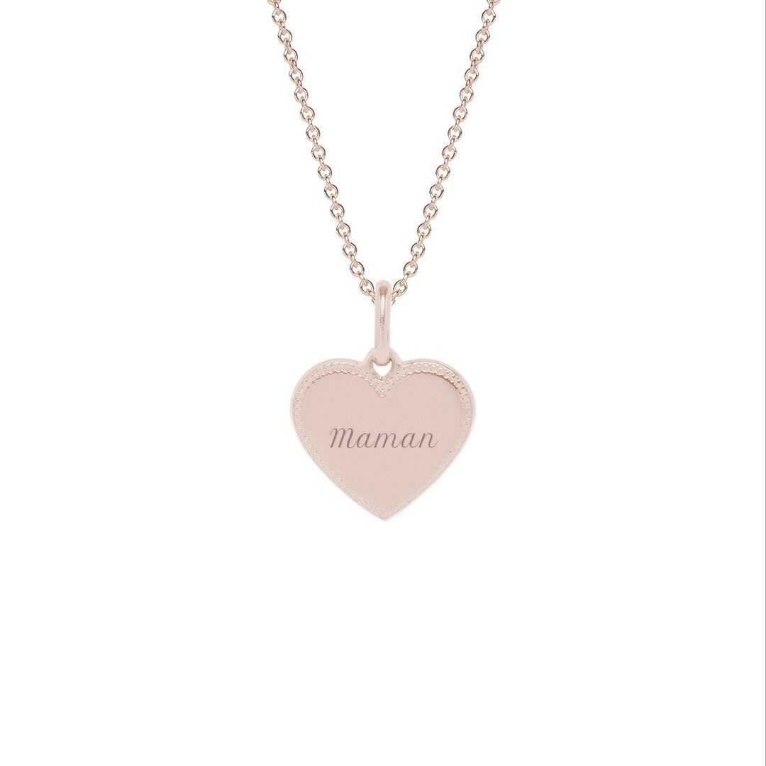 Collana Simone Placcato oro rosa - "Mamma"-Mamma