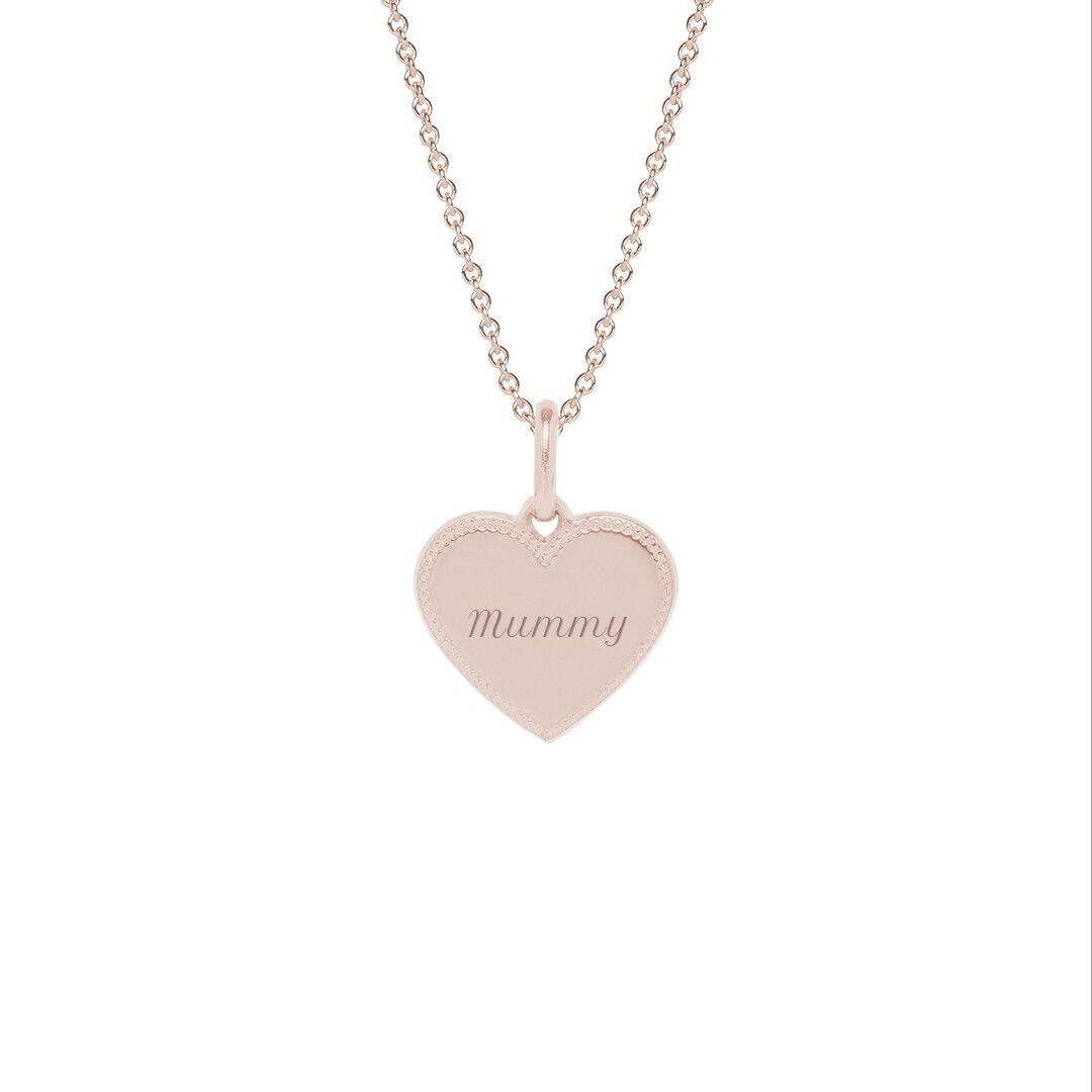 Collana Simone Placcato oro rosa - "Maman"-Mamma