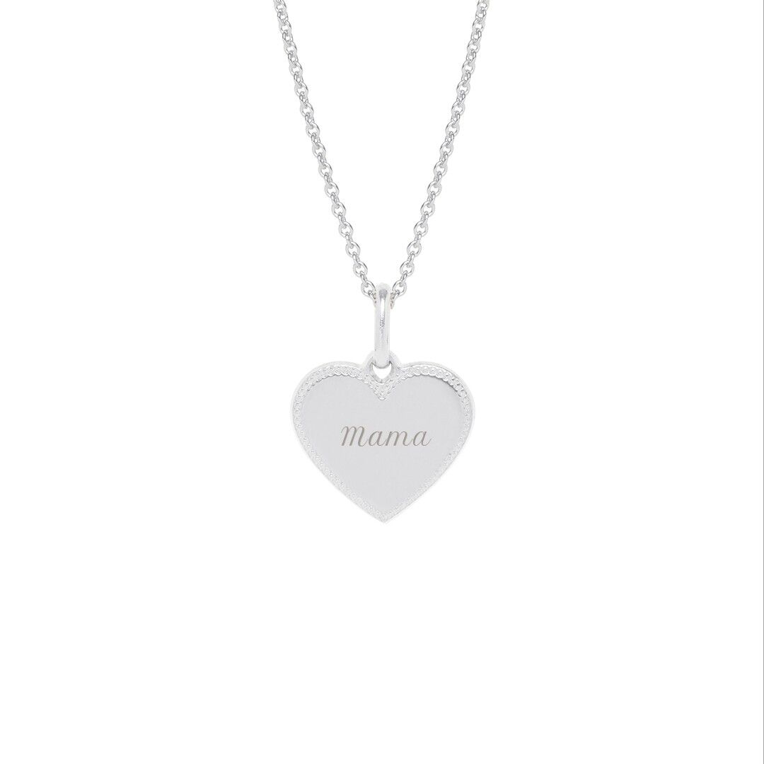 Simone Collana in Argento - "Mamma"-Mamma