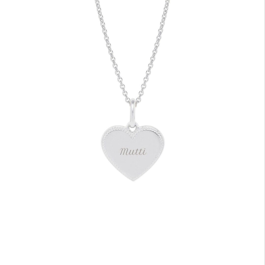 Simone Collana in Argento - "Mamma"-Mutti