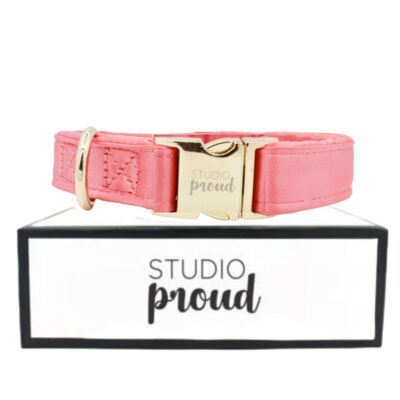 Halsband Roze satijn S