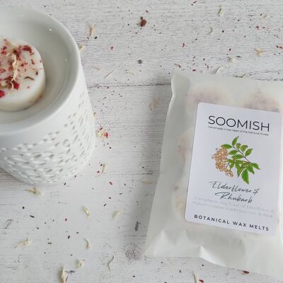 Elderflower & Rhubarb Botanical Wax Melts