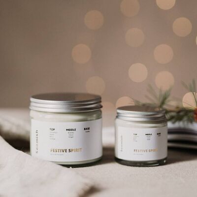 Festive Spirit Natural Soy Candle 250ml