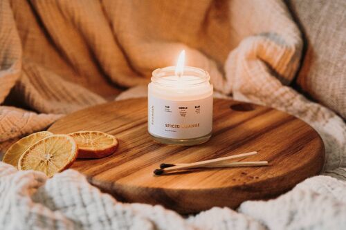 Spiced Orange Natural Soy Wax Candle 120ml