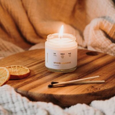 Spiced Orange Natural Soy Wax Candle 120ml