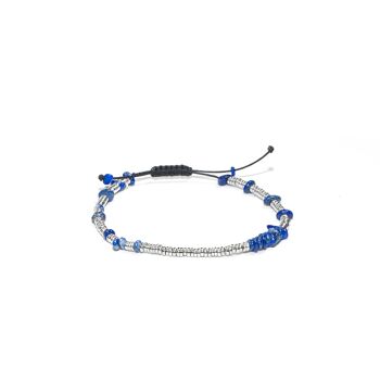 Bracelet 4mm lapis 1