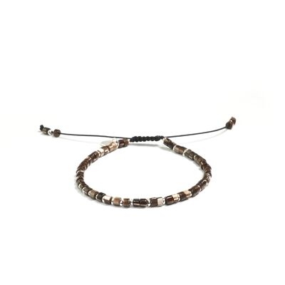 Macramè 4mm marrone madreperla