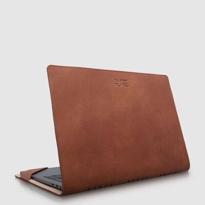Custodia per MacBook da 13 pollici ATRIA cognac