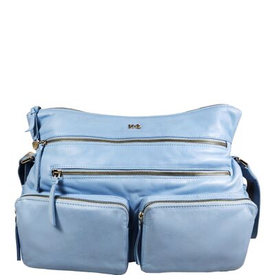 'SUZANNE' Baby Blue Lightweight Luxurious Baby Changing/Di