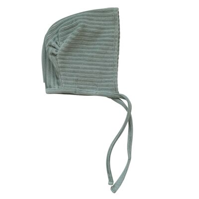 Cappello bambino 1-6 mesi Velluto a coste Verde salvia