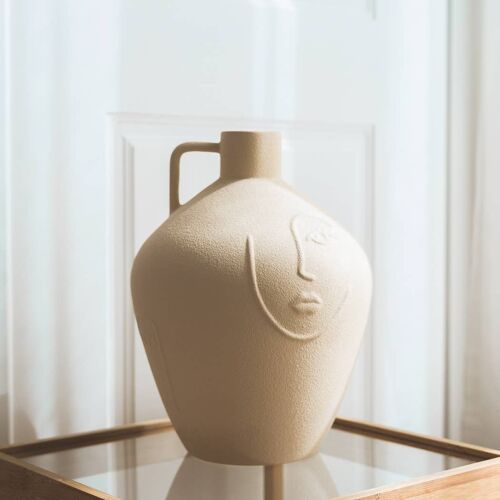 Amphora Vase Beige
