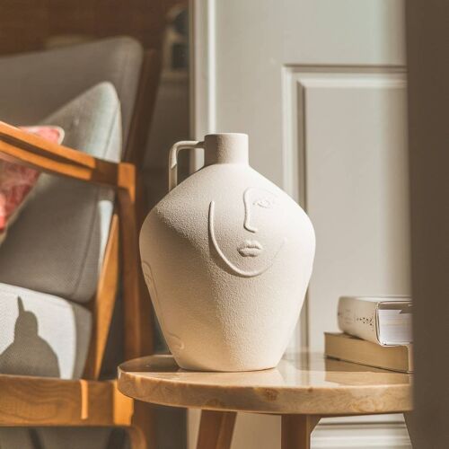 Amphora Vase White