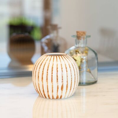 Mandarine Vase Patine Terrakotta