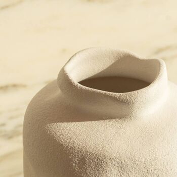 Dune Vase Blanc Grand 2