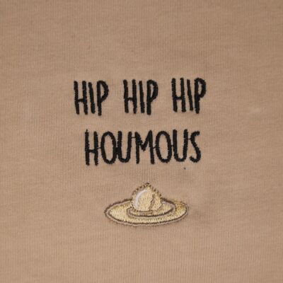 Hip Hip Hip Hummus 🙌 Embroidered T-shirt
