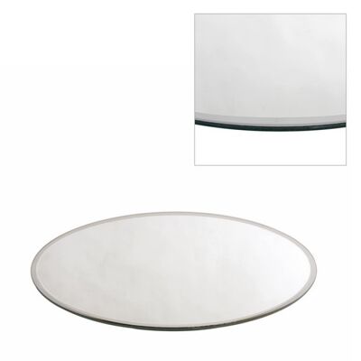 Mirror round with bevel 50 cm.