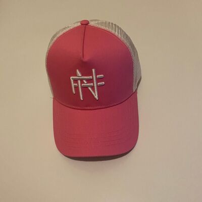 FN CAP PINK & WHITE