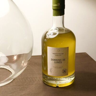 Huile d'olive bouteille transparente 0.5 Litre