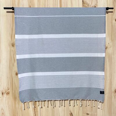 Fouta Fala Gris Clair