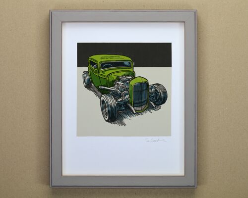 Hot Rod Art Print (IC-P-Hot-Rod)