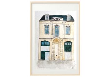 Aquarelle hotel Amiens 2