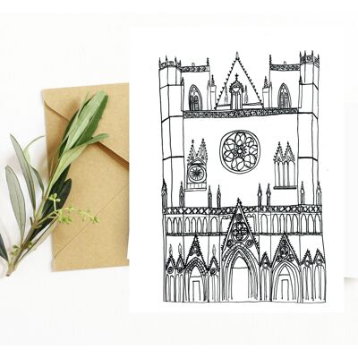 Postcard saint jean cathedral