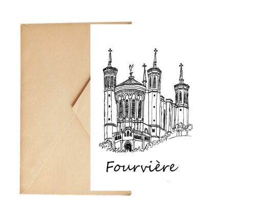Carte postale de Fourvière