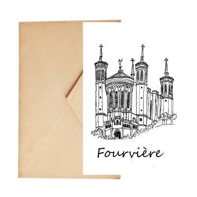 Carte postale de Fourvière