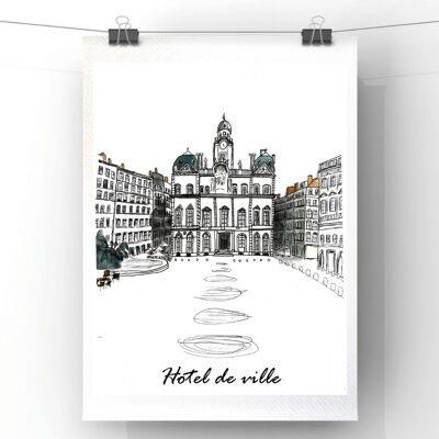 Print Hotel de Ville - A4