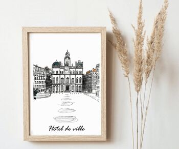 Print Hotel de Ville - A4 2