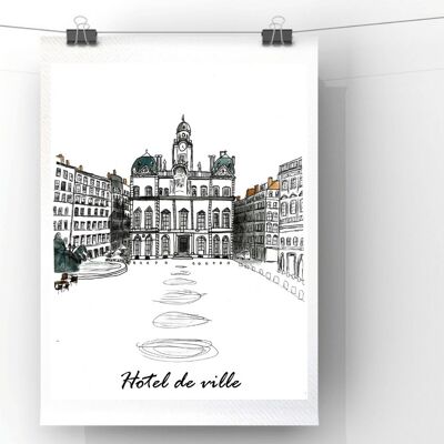 Print Hotel de Ville - A5