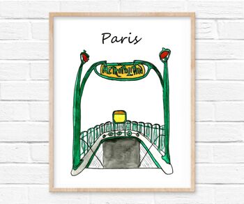 Print Metropolitain Paris (Copie) - A5 1