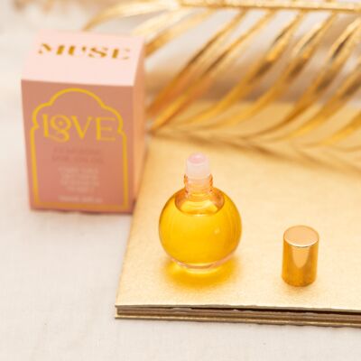Aromatherapy Crystal Essential Oil Roll On - LOVE