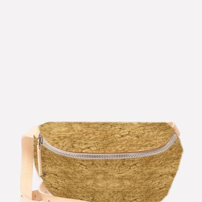 BORSA HIP | CAN SHEARLING naturale