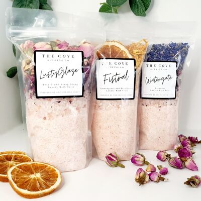 GUEST SIZE Starter BUNDLE Luxury Bath Salts